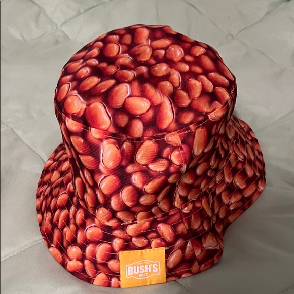 Bean Patterned Bucket Hat - Picture 1 of 4